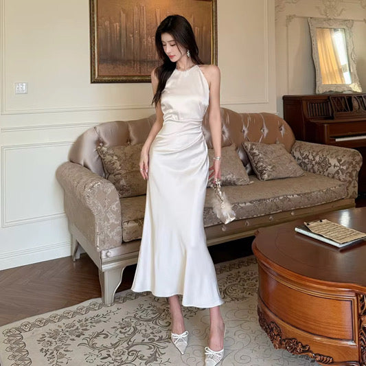 Cecillia Satin Maxi Dress