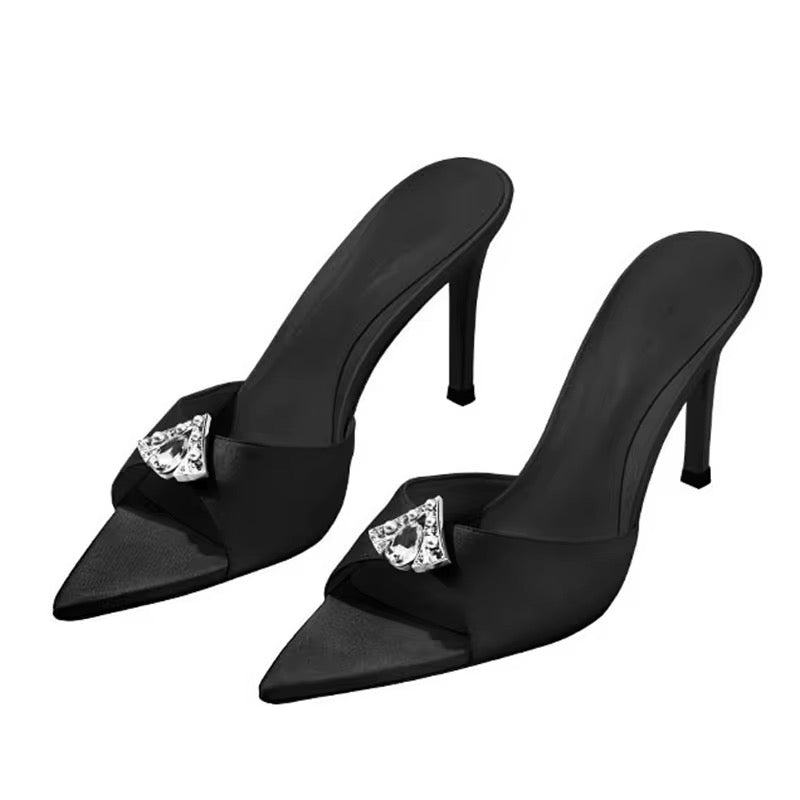 Diamente Mule Heel