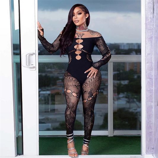 Feel Me Mesh Jumpsuit