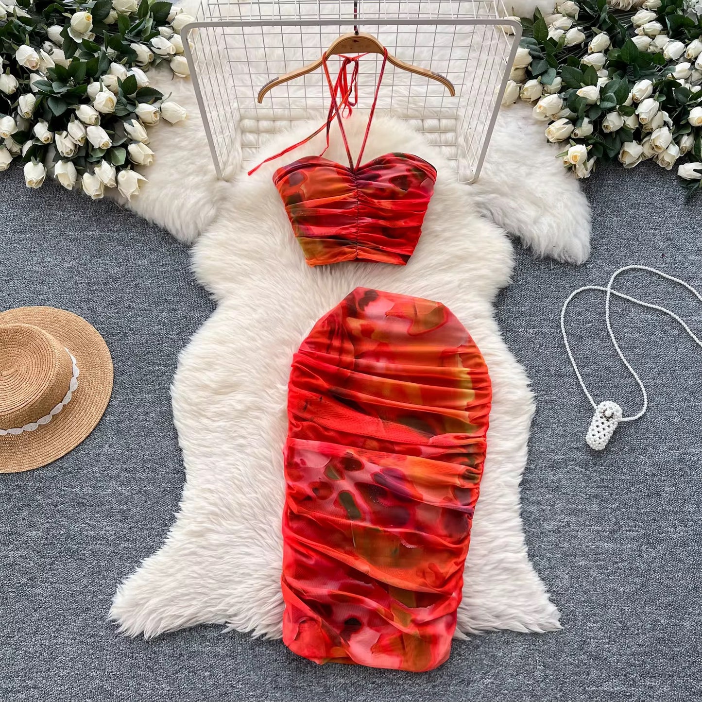 Tropicz Skirt Set