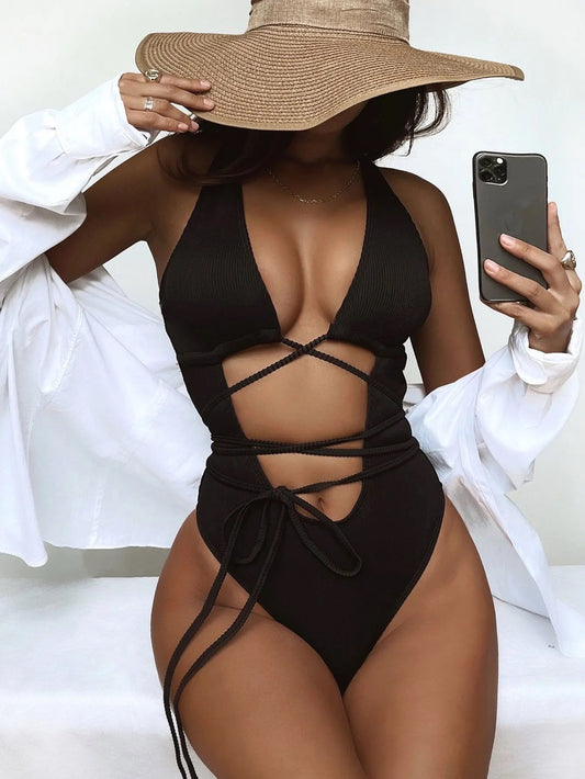 Cassie Ribbed Swimsuit